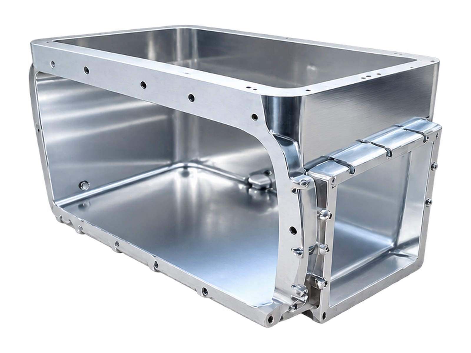 Carter mécanique en aluminium usiné par M3i Industrie